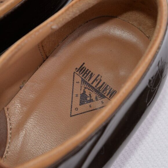 John Fluevog Modvog Claudia Leather Slip-On Shoes Sz 8.5 - Picture 8 of 12